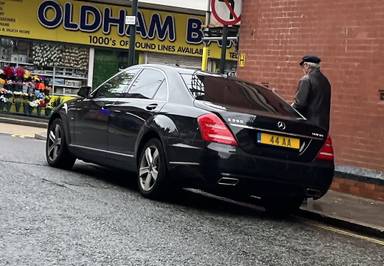 UK Number Plate 44 AA