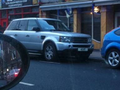 UK Number Plate 45 RT