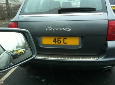 UK Number Plate 46 C