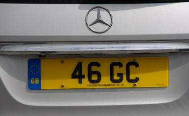 UK Number Plate 46 GC
