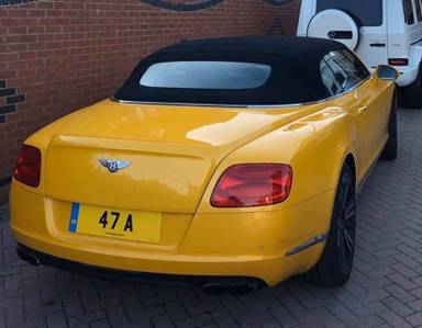 UK Number Plate 47 A