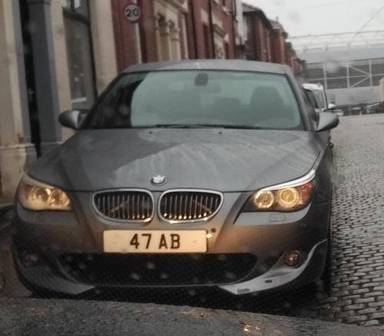 UK Number Plate 47 AB