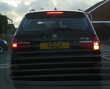 UK Number Plate 48 GP