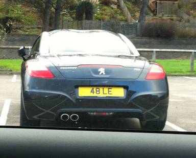 UK Number Plate 48 LE