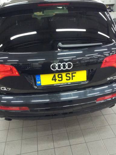 UK Number Plate 49 SF