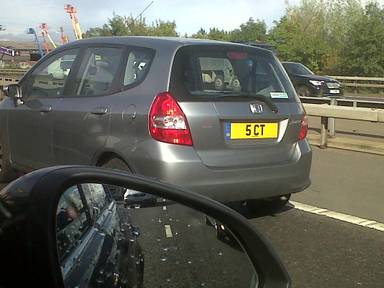 UK Number Plate 5 CT