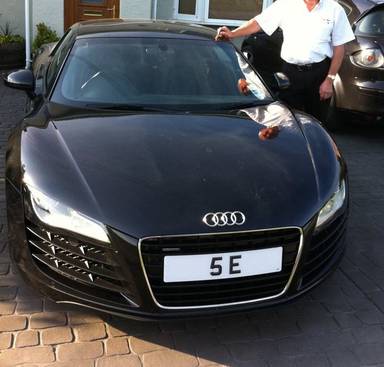 UK Number Plate 5 E