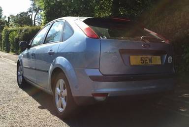 UK Number Plate 5 EW