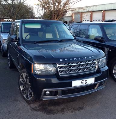 UK Number Plate 5 G