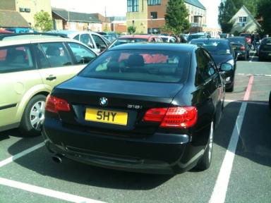 UK Number Plate 5 HY
