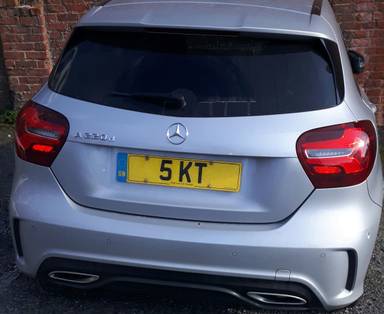 UK Number Plate 5 KT