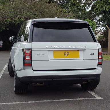 UK Number Plate 5 P