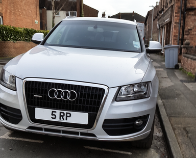 UK Number Plate 5 RP