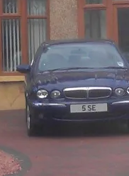 UK Number Plate 5 SE
