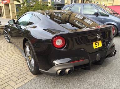 UK Number Plate 5 Y