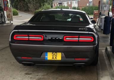 UK Number Plate 50 AX