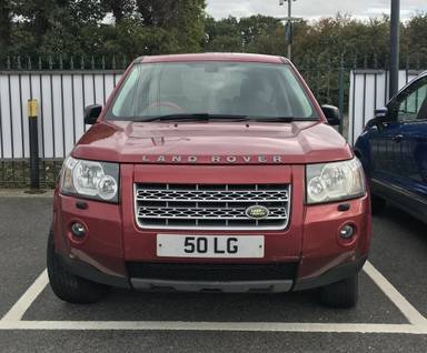 UK Number Plate 50 LG