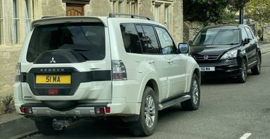 UK Number Plate 50 MA