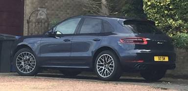 UK Number Plate 50 SM
