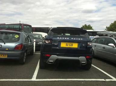 UK Number Plate 51 GD