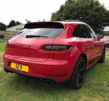 UK Number Plate 52 D