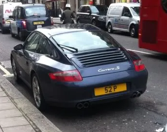 UK Number Plate 52 P