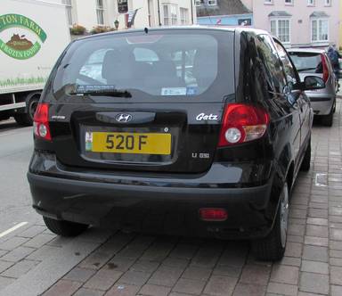UK Number Plate 520 F