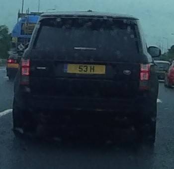 UK Number Plate 53 H