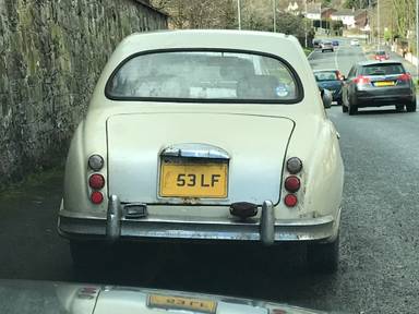 UK Number Plate 53 LF