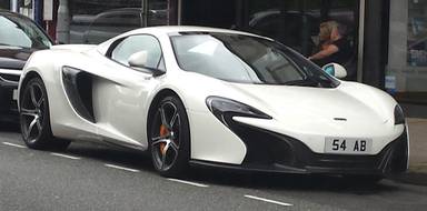 UK Number Plate 54 AB