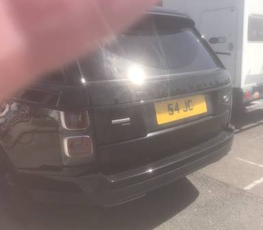 UK Number Plate 54 JC