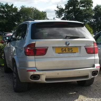 UK Number Plate 54 RS
