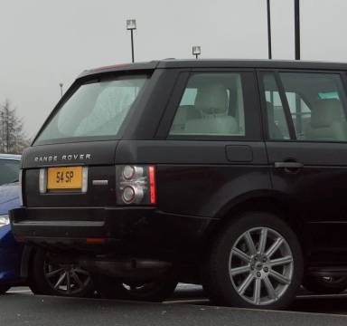UK Number Plate 54 SP