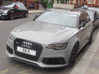 UK Number Plate 54 X
