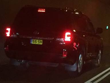 UK Number Plate 55 SH