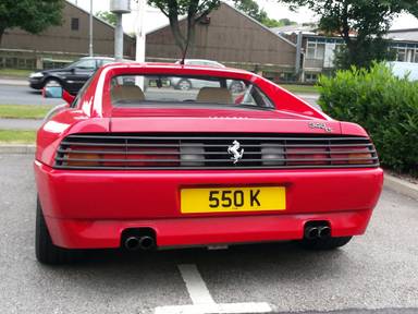 UK Number Plate 550 K
