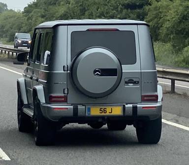 UK Number Plate 56 J