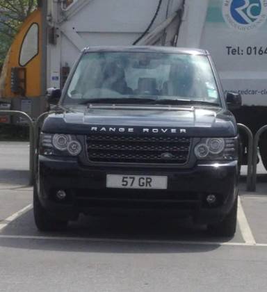 UK Number Plate 57 GR
