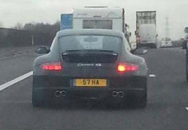 UK Number Plate 57 HA