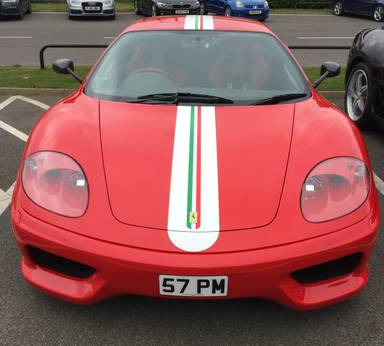 UK Number Plate 57 PM