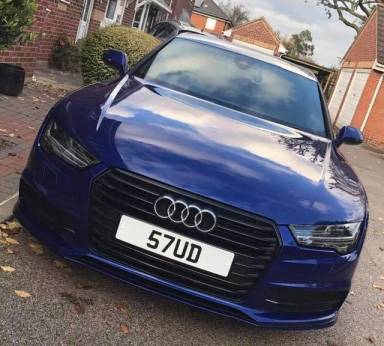 UK Number Plate 57 UD
