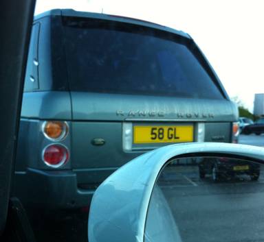 UK Number Plate 58 GL