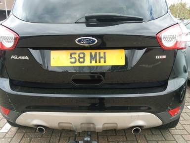 UK Number Plate 58 MH