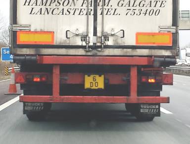 UK Number Plate 6 DO