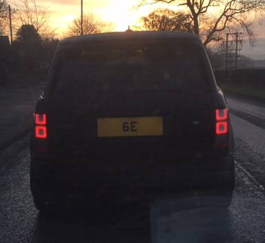 UK Number Plate 6 E
