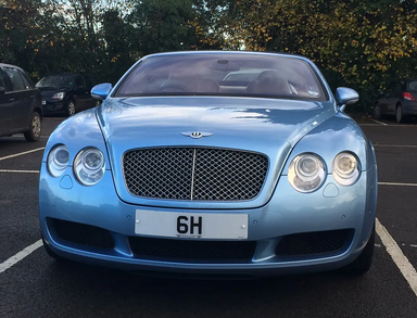 UK Number Plate 6 H