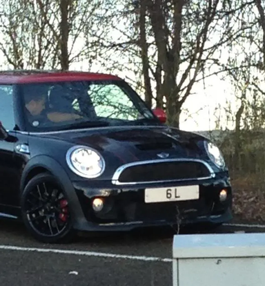 UK Number Plate 6 L