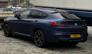 UK Number Plate 6 L