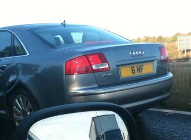 UK Number Plate 6 NF
