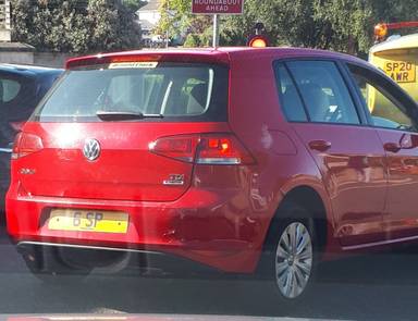 UK Number Plate 6 SP